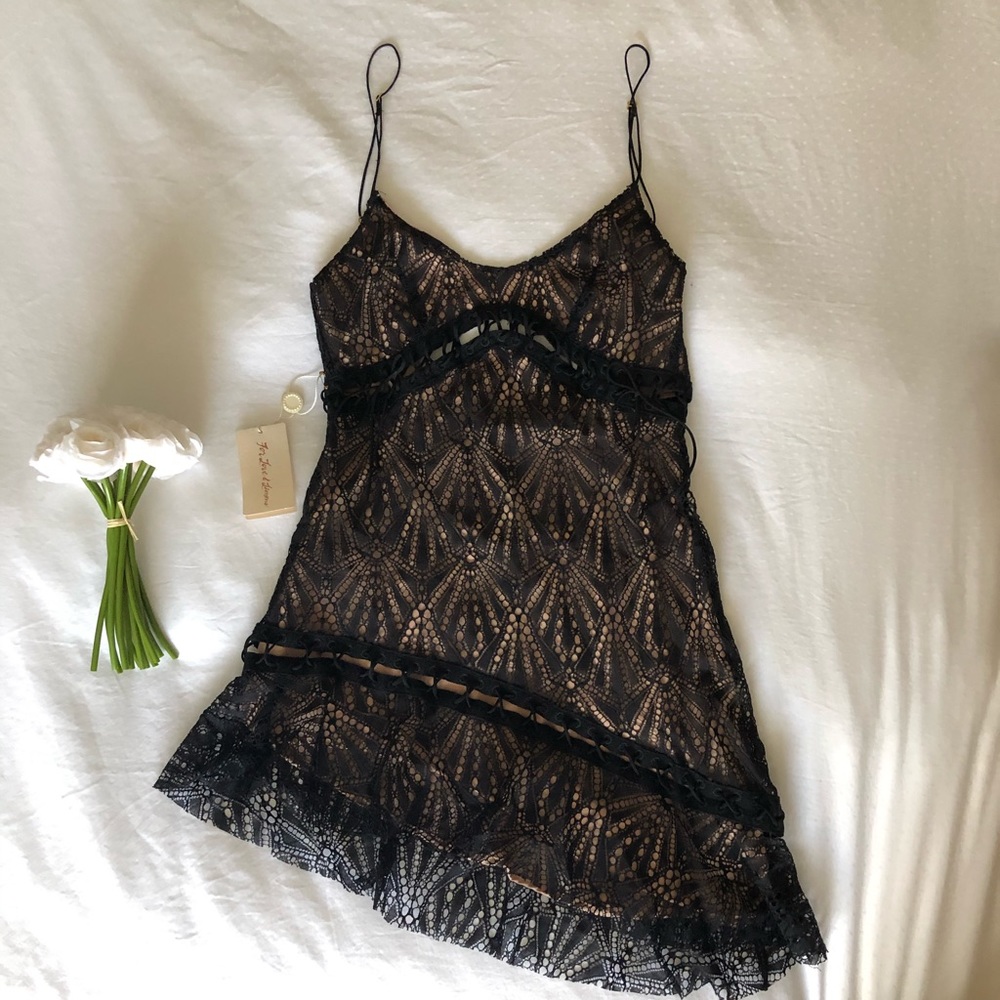 NWT- For Love & Lemons Bright Lights Mini Dress